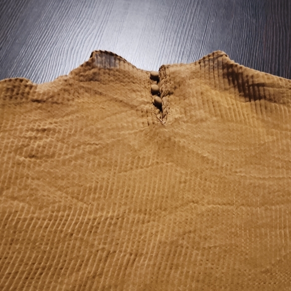 Ribbed Mustard Pantsuit - Picture 5 of 10